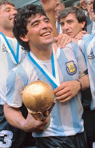 Photograph of Diego Maradona